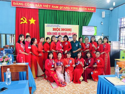Hội nghị cán bộ viên chức và người lao động trường Mẫu giáo Minh Tân Năm Học 2022-2023